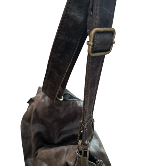 Sondra Robert Squared Vintage Faux Leather Black Rare Shoulder Bag Purse EUC - Picture 9 of 16